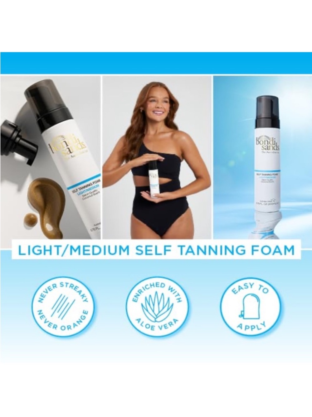 Two Bondi Sands Light/Medium Self Tanning Foams. - Picture 3 of 6
